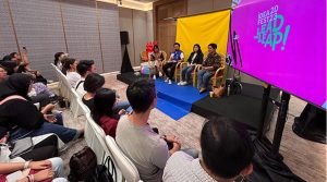 Suasana diskusi “The Future of Jobs is Green” sebagai salah satu kegiatan dalam IdeaFest 2023. (Adhi Satyawidi/Koaksi Indonesia)