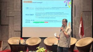 Manajer Program Ekonomi Hijau IESR, Wira A Swadana pada Just Transition Dialogue II di Jakarta, Kamis (25/7/2024). (Foto: HO-IESR)