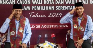 Bakal Paslon Hidayat dan Andi Nur B Lamakarate. (Foto: rindang.ID/bmz)