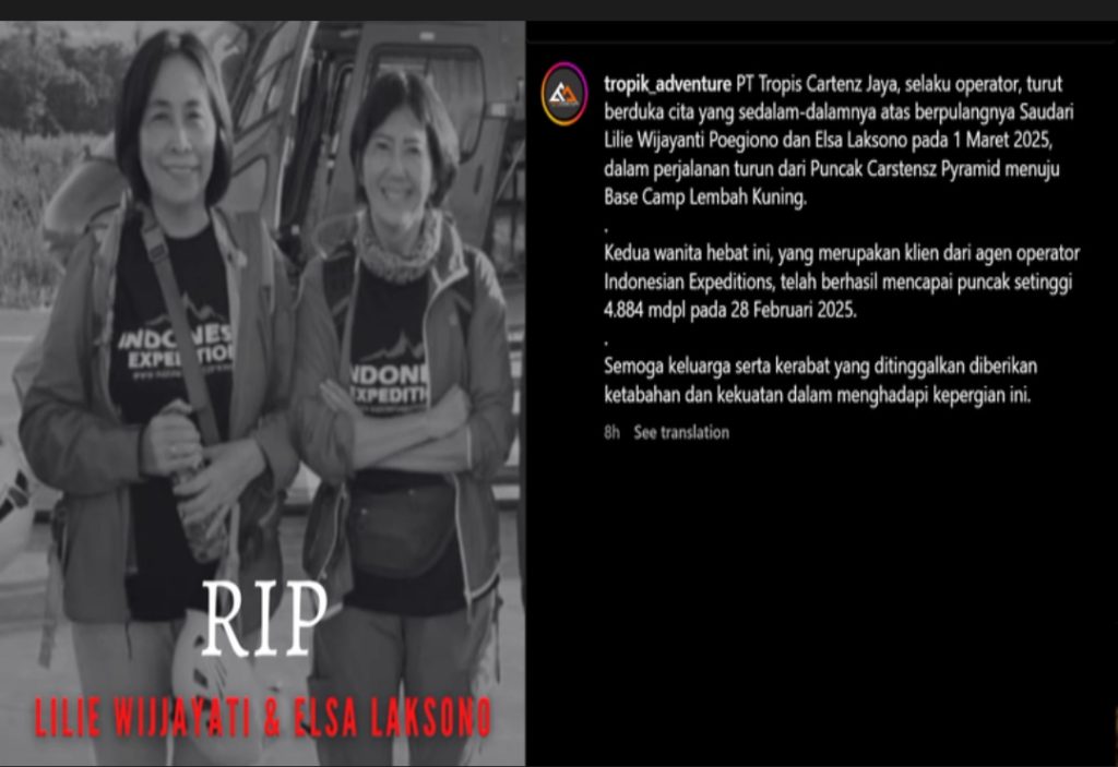 Elsa, Lilie, dan Mereka yang Meninggal Dalam Perjalanan yang Mereka Cintai