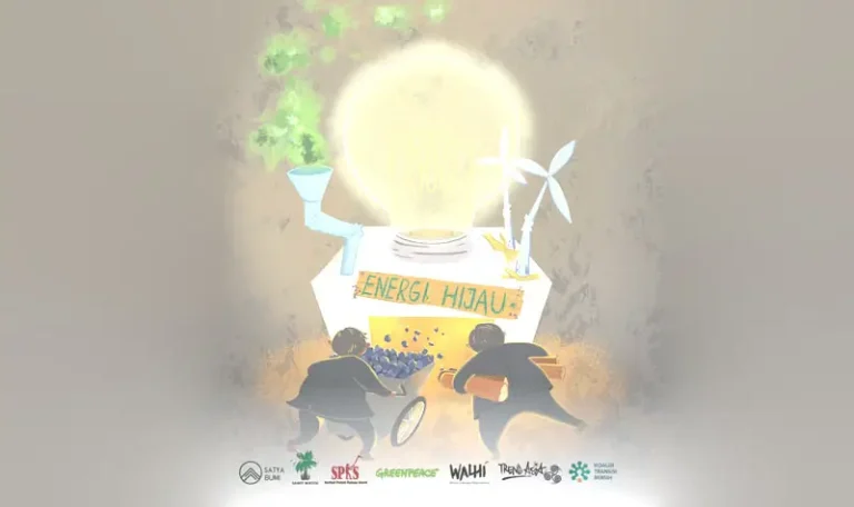 Sampul laporan Pemain Energi Kotor di Transisi Bersih. (©Koalisi Transisi Bersih)